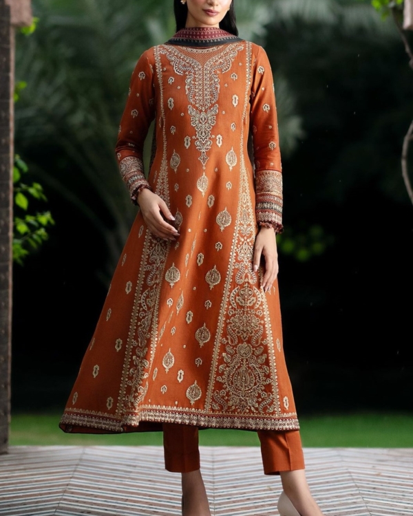 2K25 Summer Lawn Collection – Luxury 3PC Embroidered Suit - Image 2