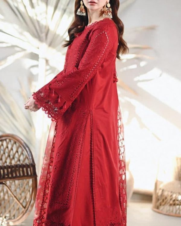 Chikankari Cotton Suit – 3PC | Summer Luxe Edition - Image 3