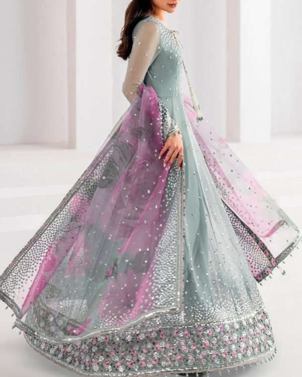 Embroidered Chiffon Maxi – 3PC | Premium Collection 2025 - Image 3
