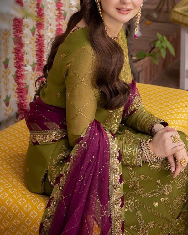 Embroidered Chiffon Suit – 3PC | Summer Collection 2025 - Image 2