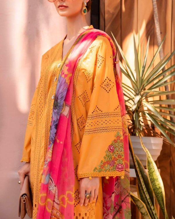 Embroidered Cotton Suit – 3PC | Summer Collection 2025 - Image 2
