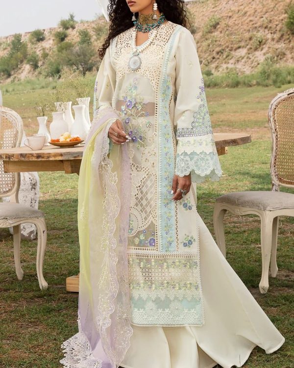 Embroidered Lawn Suit – 3PC | Summer Collection 2025