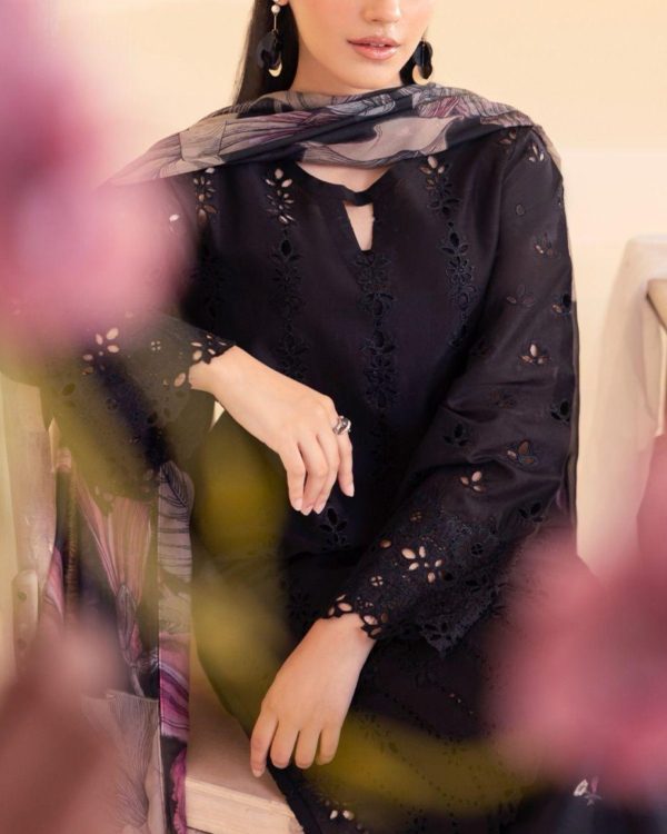 Chikan Kari Lawn Suit – 3PC | Summer Collection 2025 - Image 4
