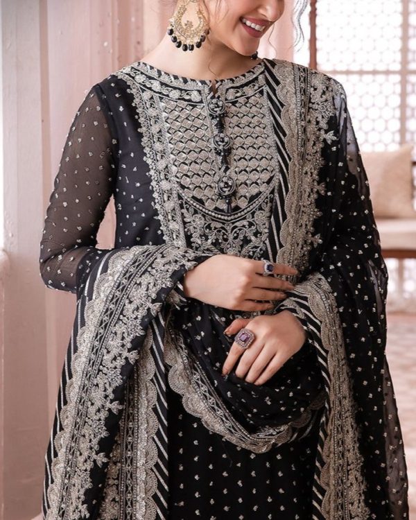 Luxury Chiffon Suit – 3PC | Chandani Collection 2025 - Image 2