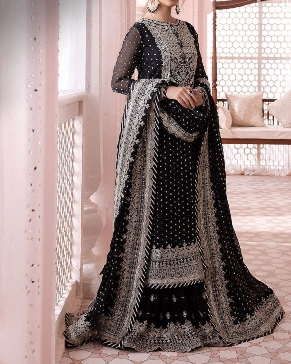 Luxury Chiffon Suit – 3PC | Chandani Collection 2025