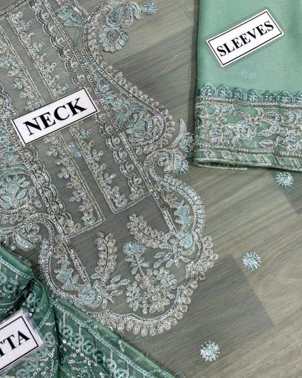 Luxury Chiffon Suit – 3PC | Embroidery Collection 2025 - Image 5