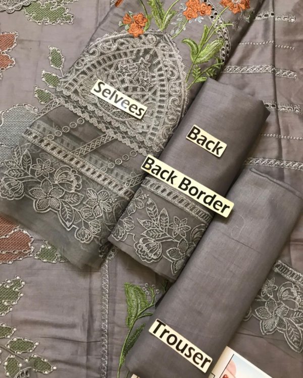 Luxury Lawn Suit – 3PC | Embroidery Collection 2025 - Image 9