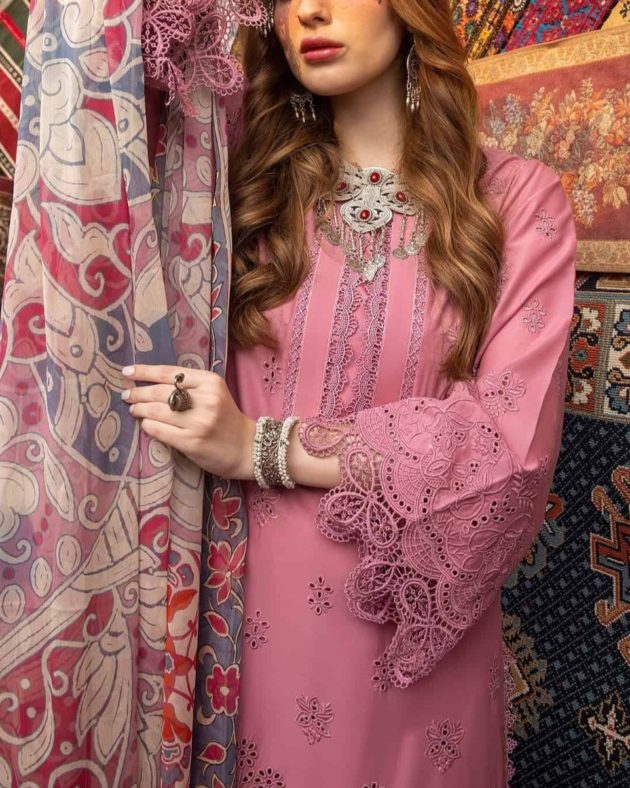 Luxury Lawn Suit – 3PC | Embroidery Collection 2025