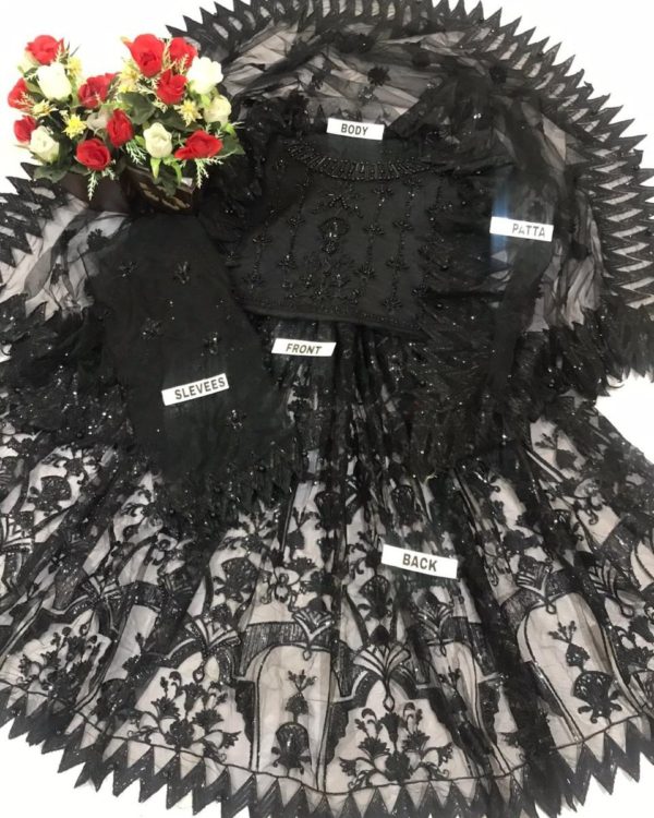Black Beauty Maxi – 3PC | 2024–25 Collection - Image 6