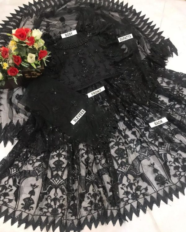 Black Beauty Maxi – 3PC | 2024–25 Collection - Image 5