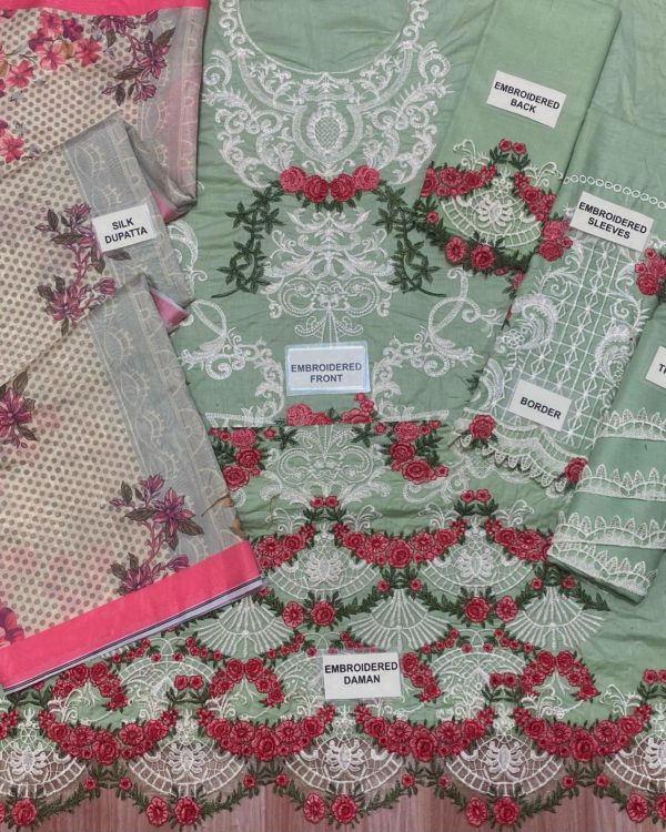 Luxe Threaded Charm – 3PC | Summer ’25 Lawn Edit - Image 6