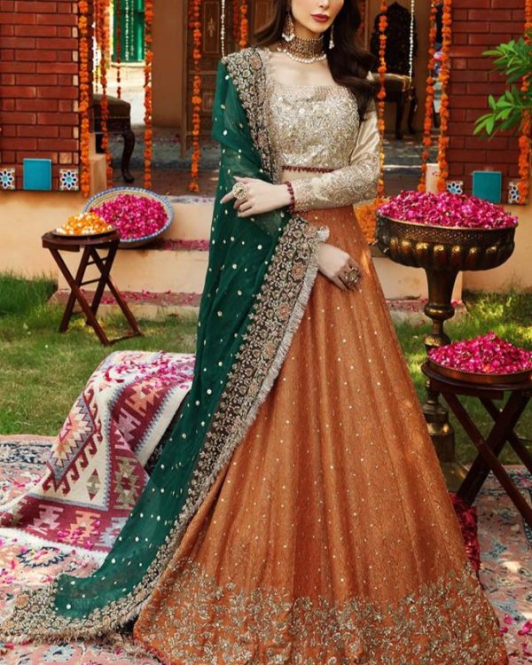 Blush Bridal Maxi – 2PC | Bridal Collection - Image 2
