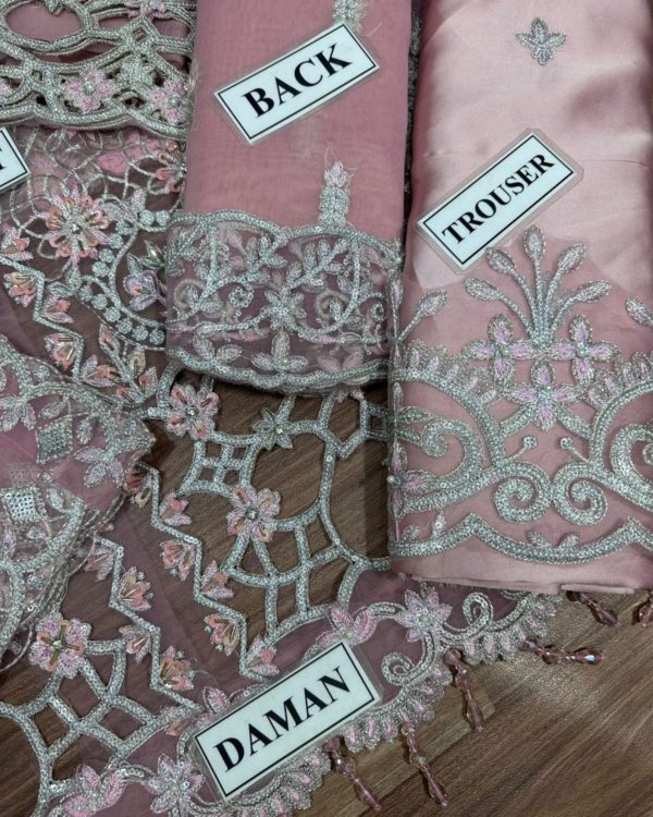 Organza Suit – 3PC | Luxe Formal Collection - Image 5