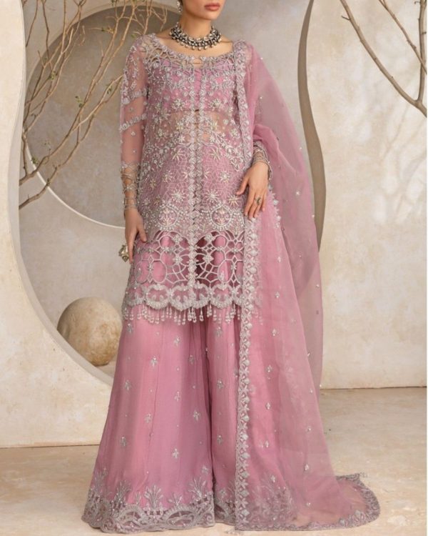 Organza Suit – 3PC | Luxe Formal Collection