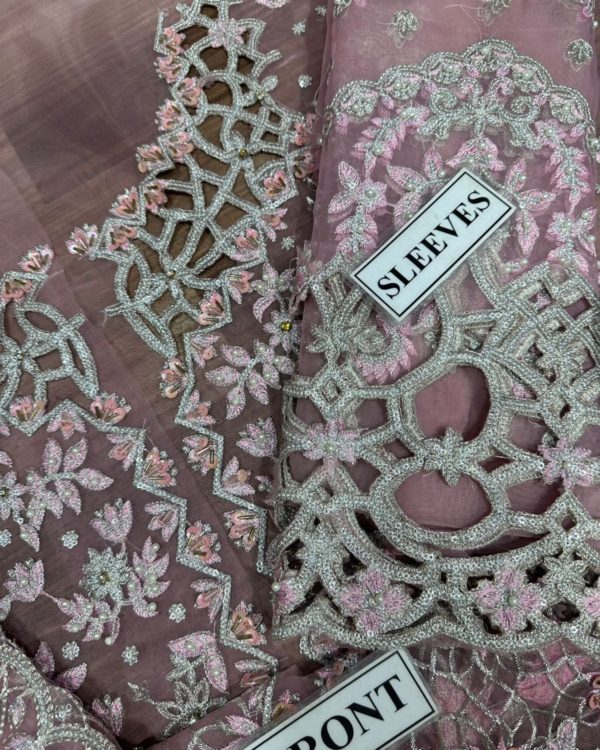 Organza Suit – 3PC | Luxe Formal Collection - Image 3