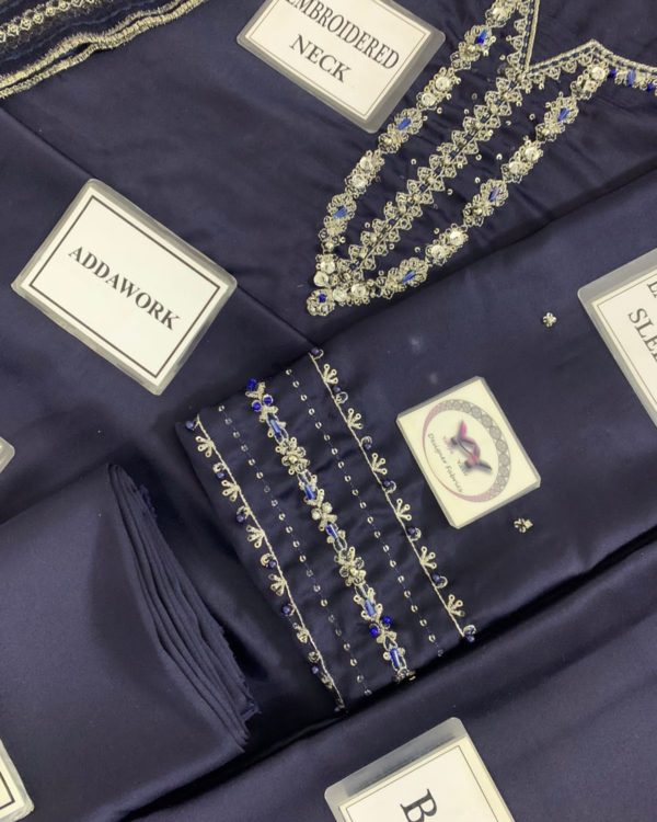 Charmuse Silk Suit – 3PC | Luxe Formal Collection - Image 6