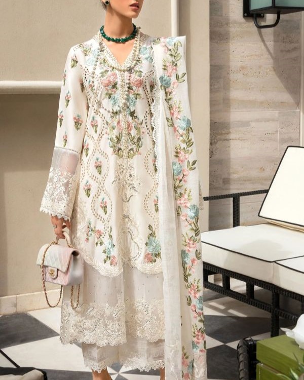Luxury Lawn Collection – 3PC | Monsoon Blooms Design