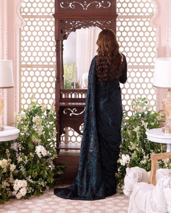 Luxury Chiffon Saree – Chandani Design - Image 3