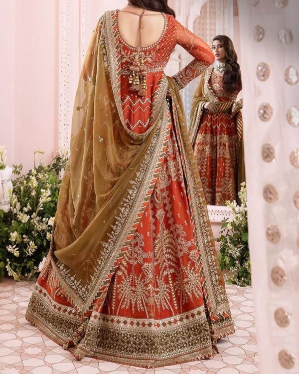 Luxury Chiffon Collection – 3PC | Hand-Embroidered Frock Design - Image 2