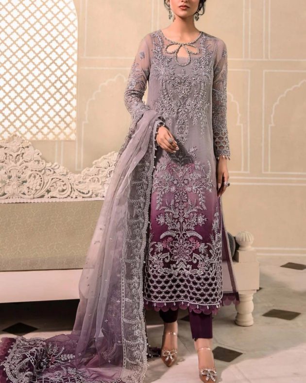 Organza Tie & Dye Suit – 3PC | Festive Collection