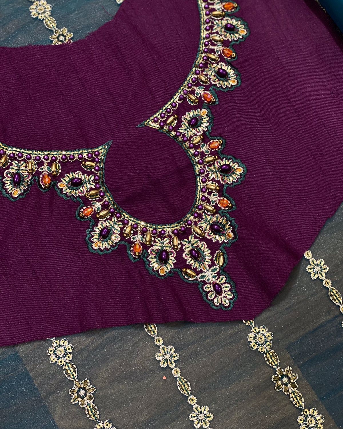 Chiffon Suit – 3PC | Espresso Charm Collection - Image 10