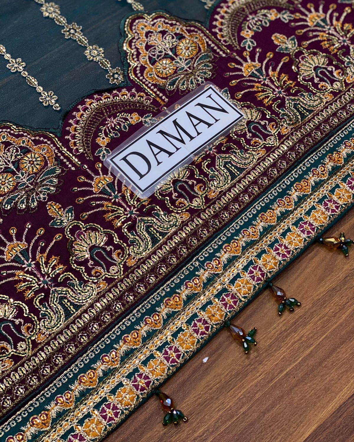 Chiffon Suit – 3PC | Espresso Charm Collection - Image 6