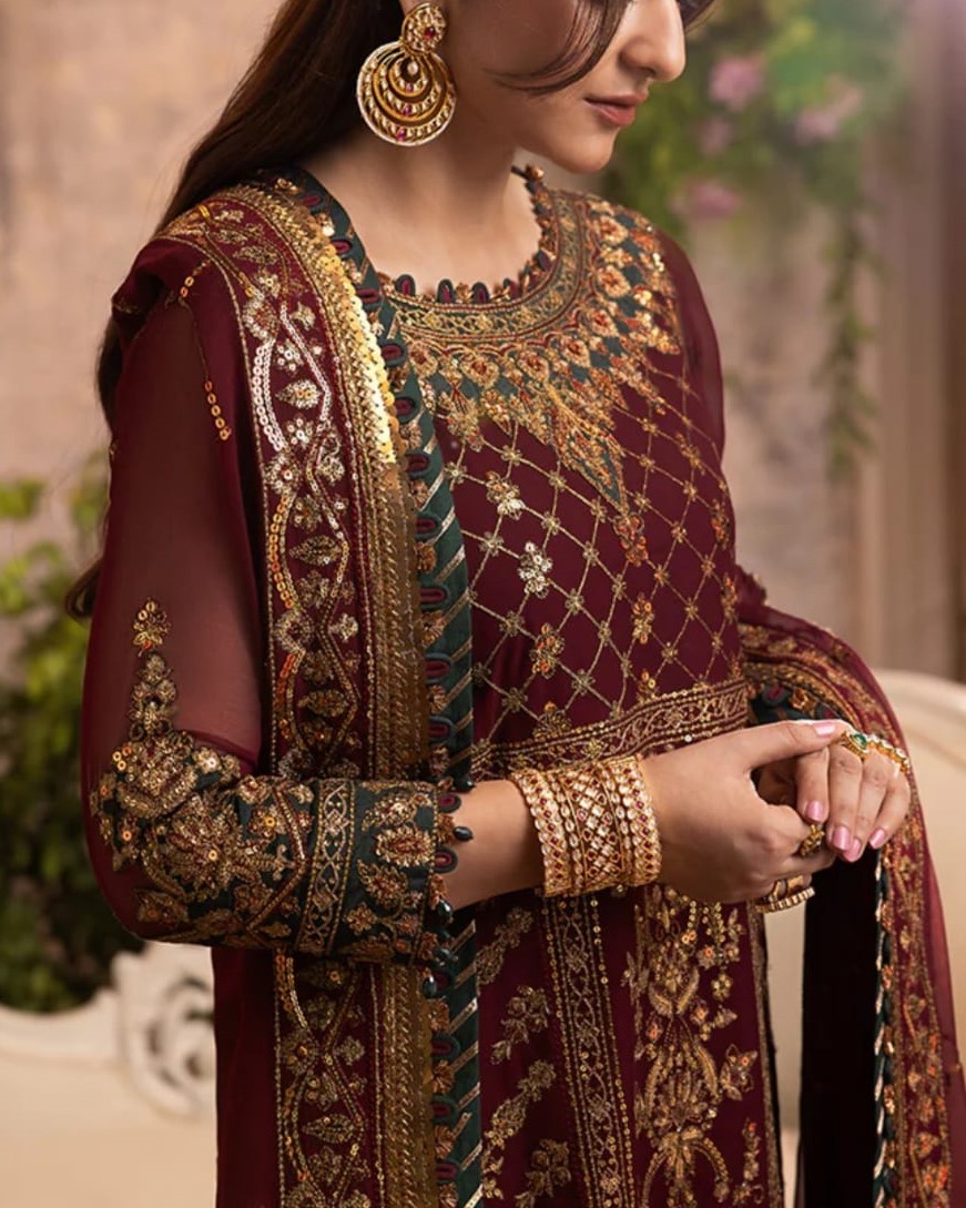 Luxury Style Dress – 3PC | Event Wear Collection - Image 3