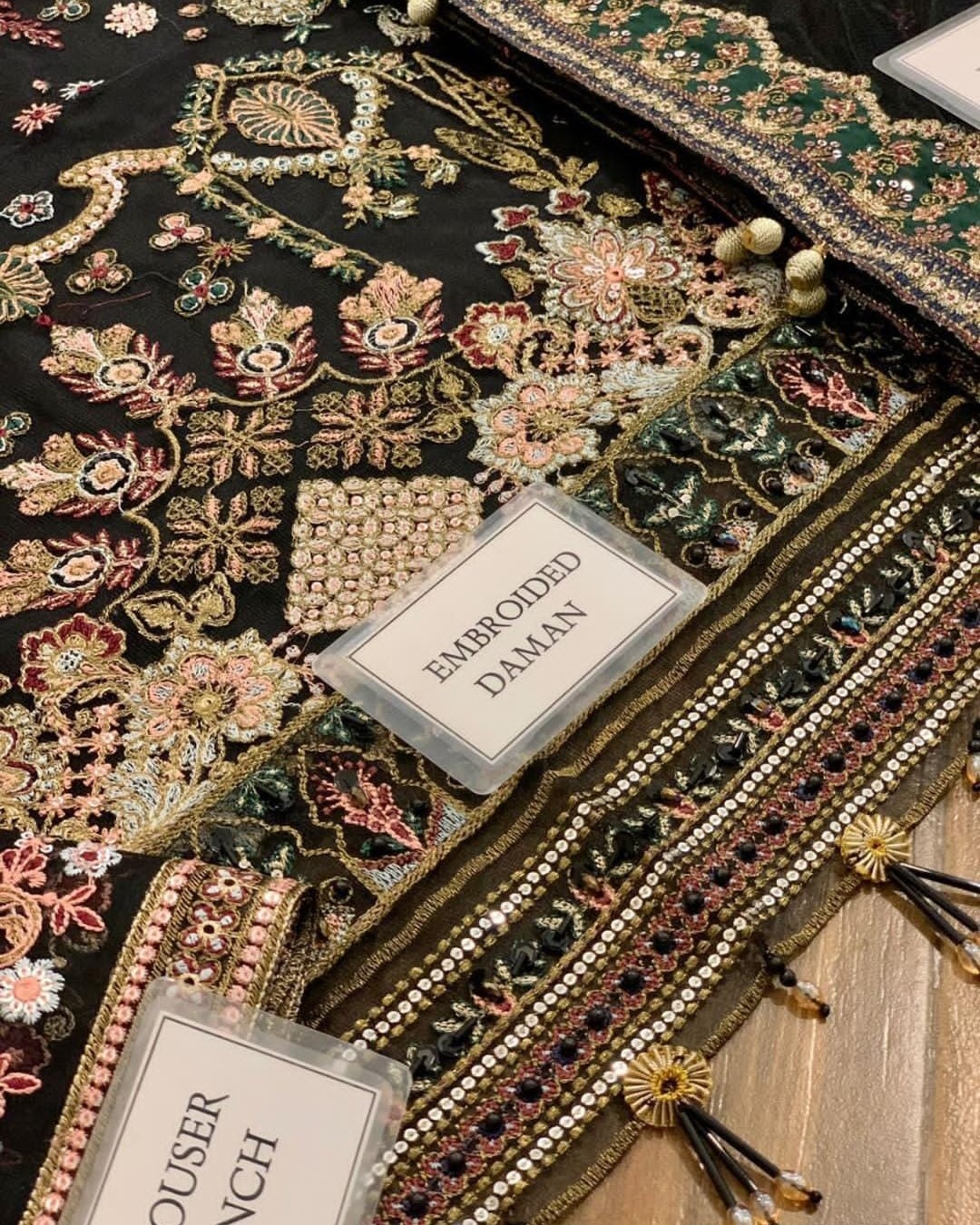 Luxury Bridal Collection – 3PC | Formal Edition (Black) - Image 9