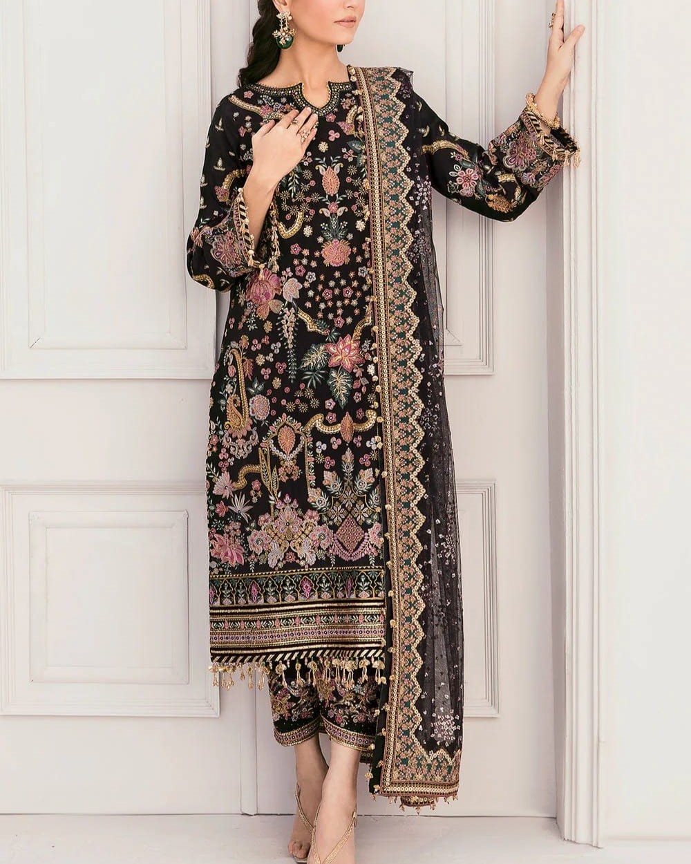 Luxury Bridal Collection – 3PC | Formal Edition (Black)