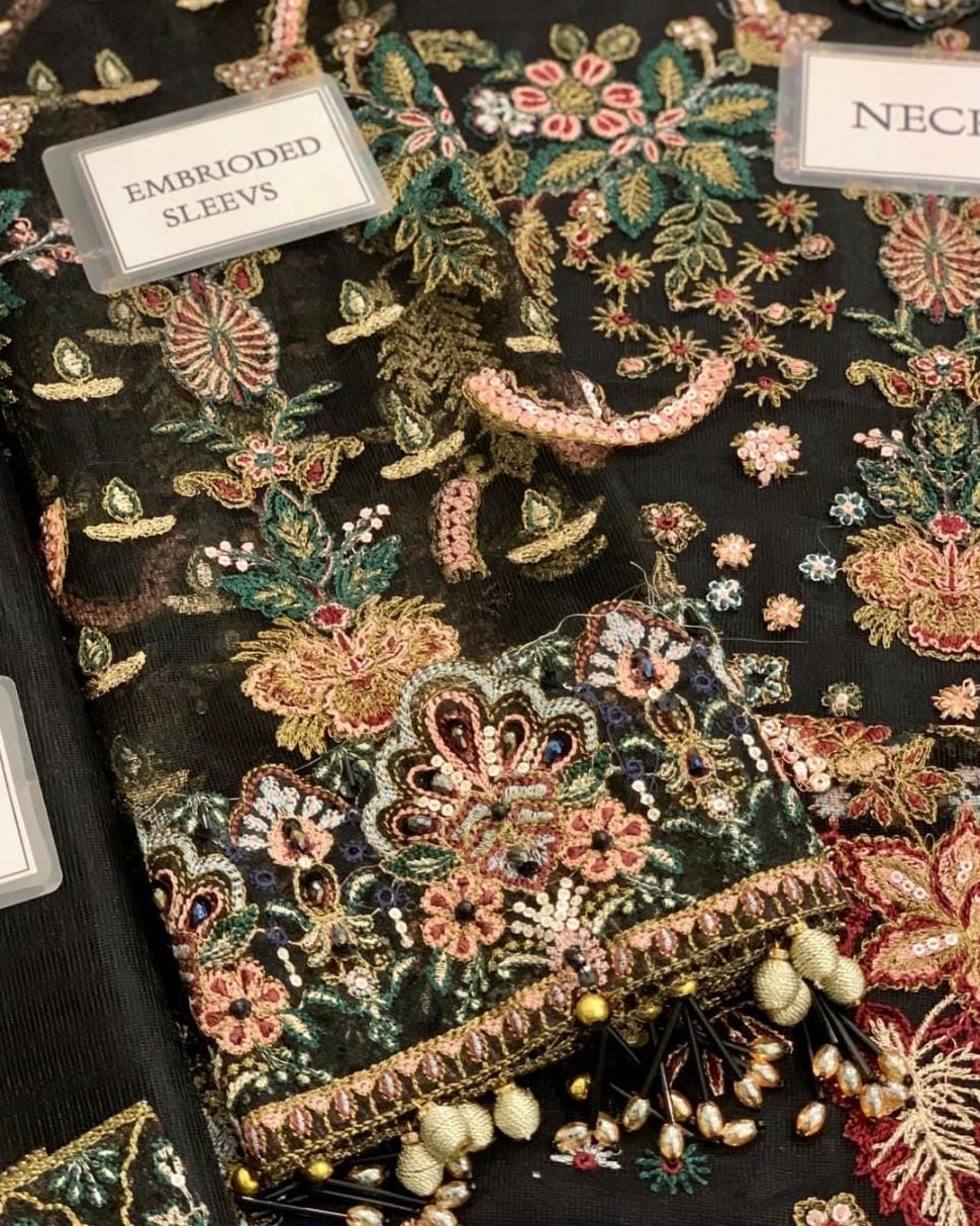 Luxury Bridal Collection – 3PC | Formal Edition (Black) - Image 6