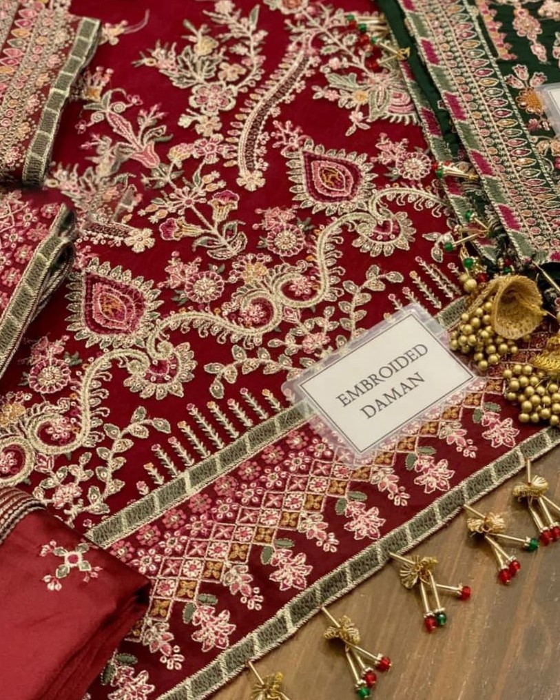 Luxury Formal Collection – 3PC | Net & Organza Edition - Image 10