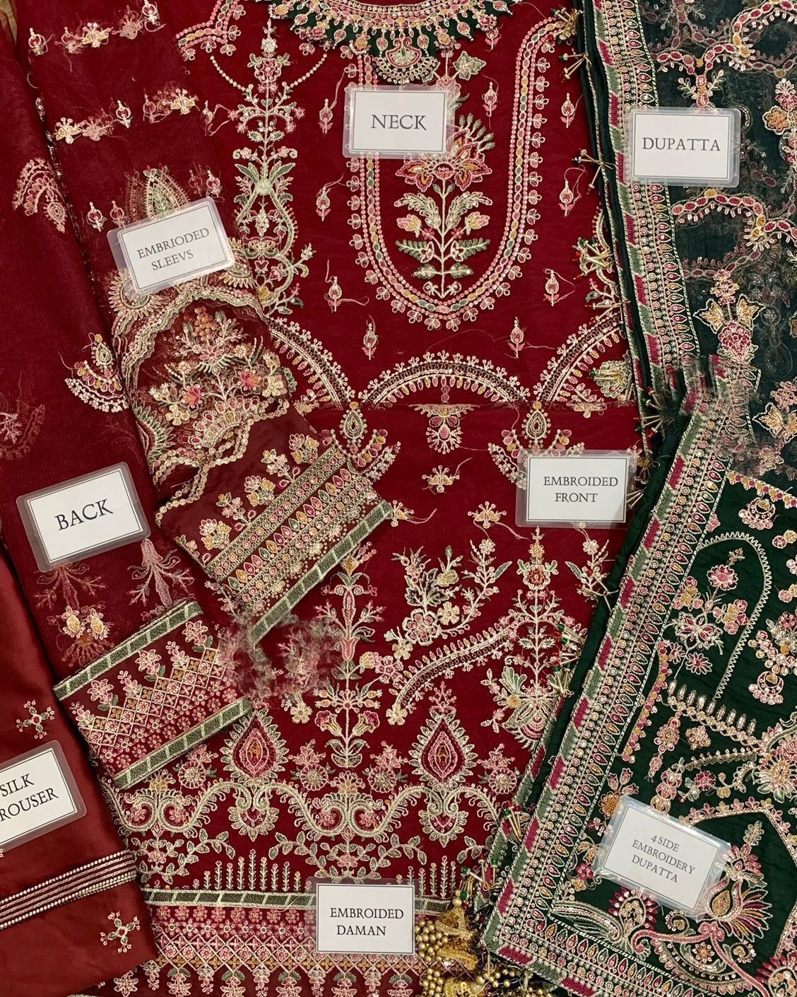 Luxury Formal Collection – 3PC | Net & Organza Edition - Image 11