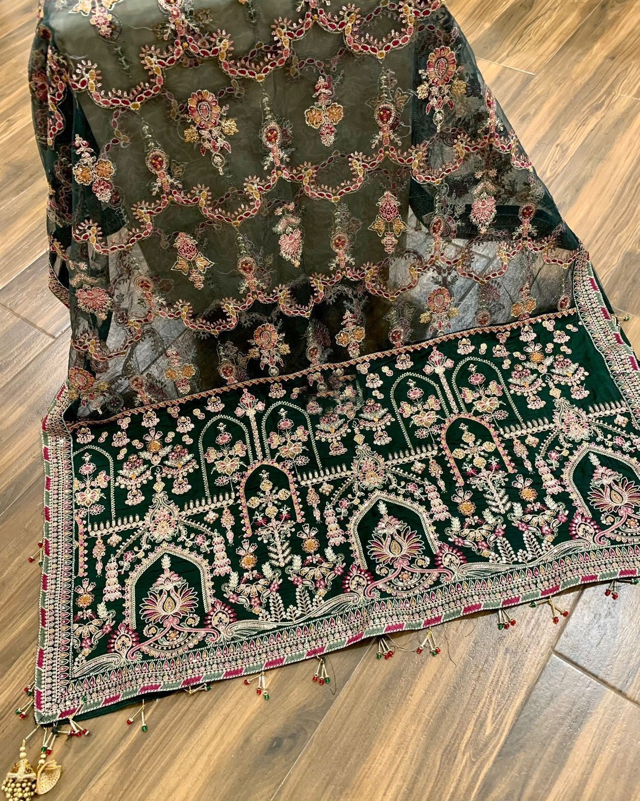 Luxury Formal Collection – 3PC | Net & Organza Edition - Image 7