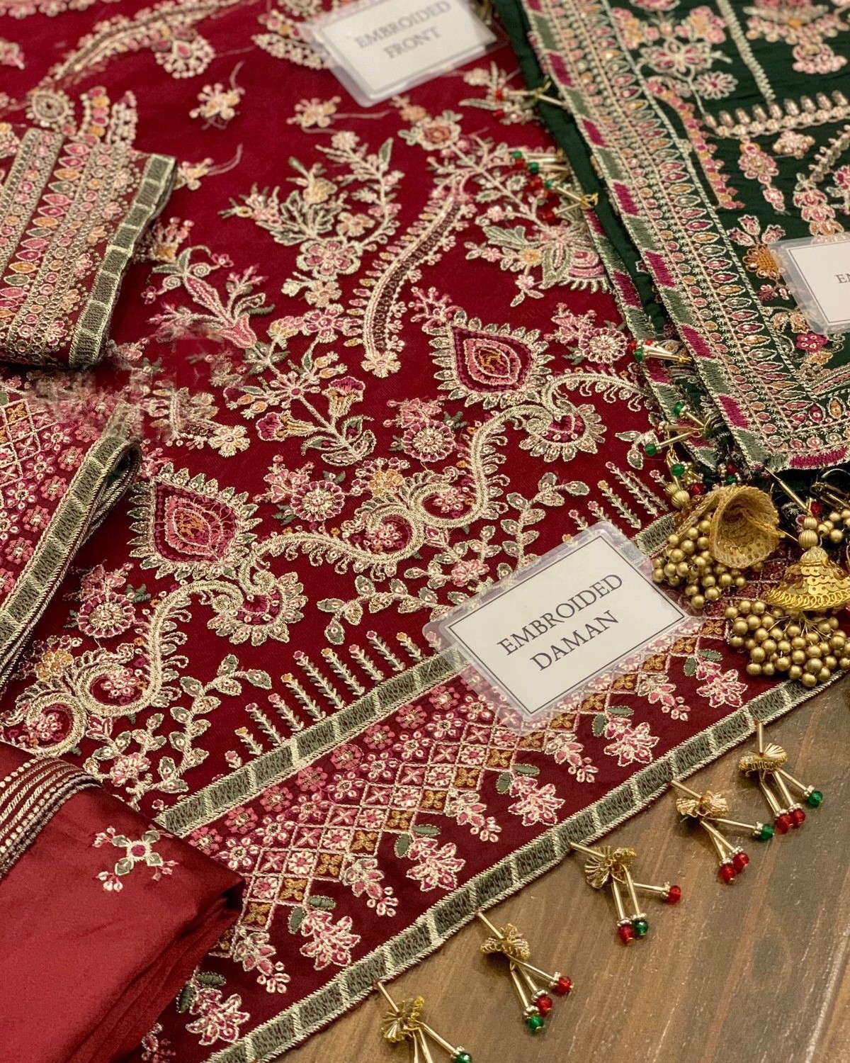 Luxury Formal Collection – 3PC | Net & Organza Edition - Image 6