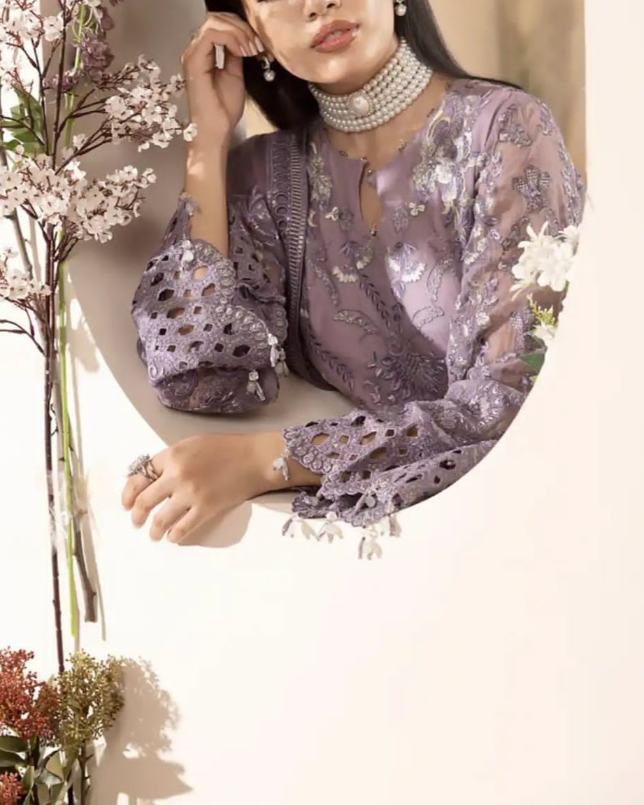 Chiffon Suit – 3PC | Festive Collection - Image 5