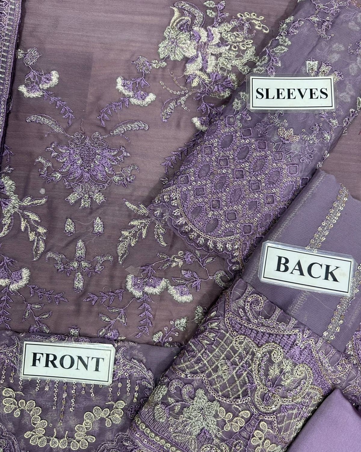 Chiffon Suit – 3PC | Festive Collection - Image 7