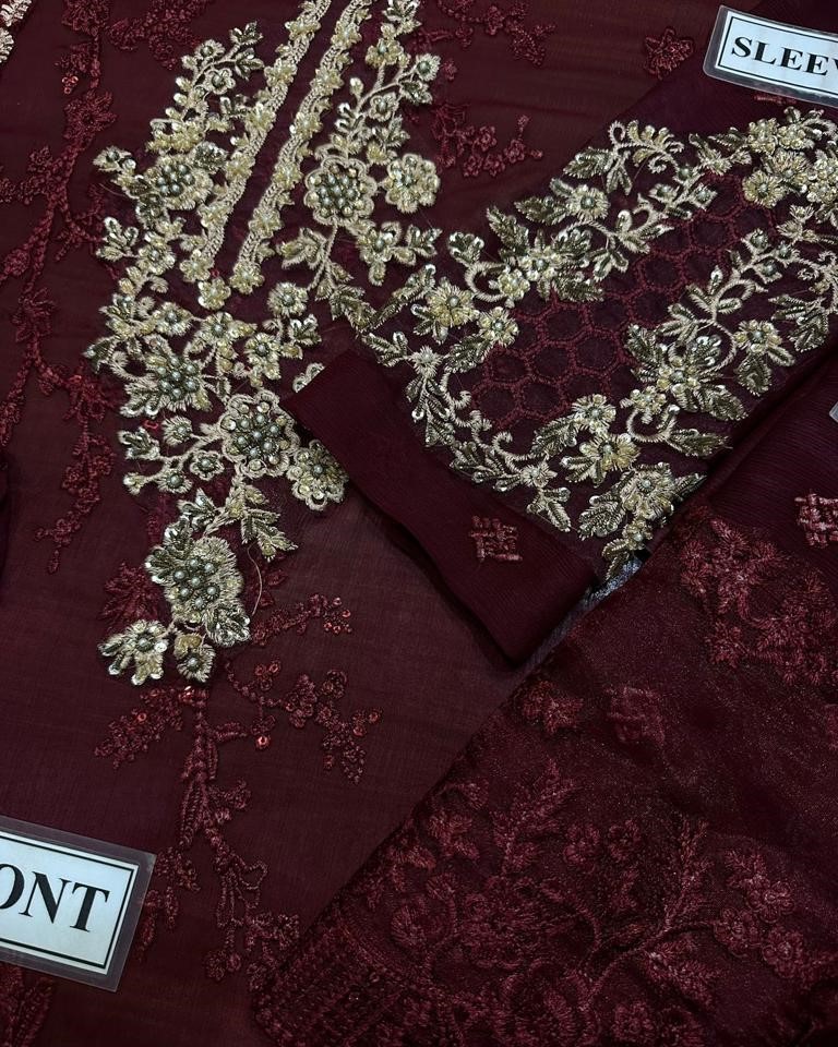 Chiffon Suit – 3PC | Luxury Collection - Image 5