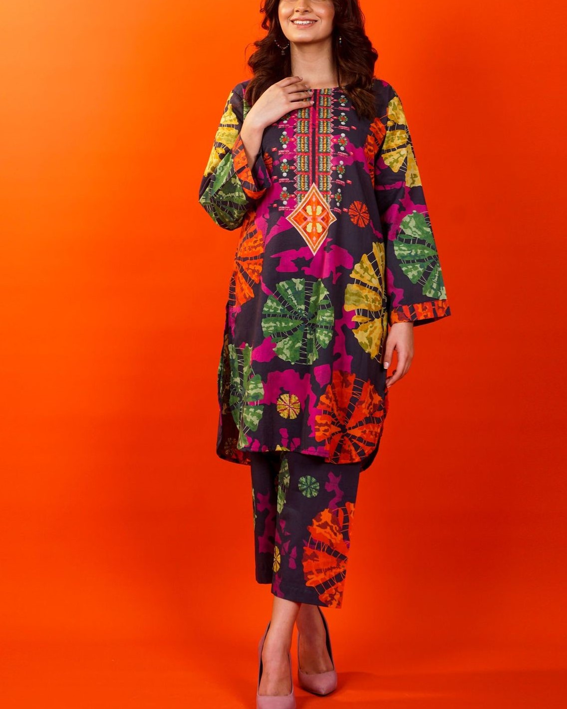 Swiss Lawn Digital Printed Suit - Image 2