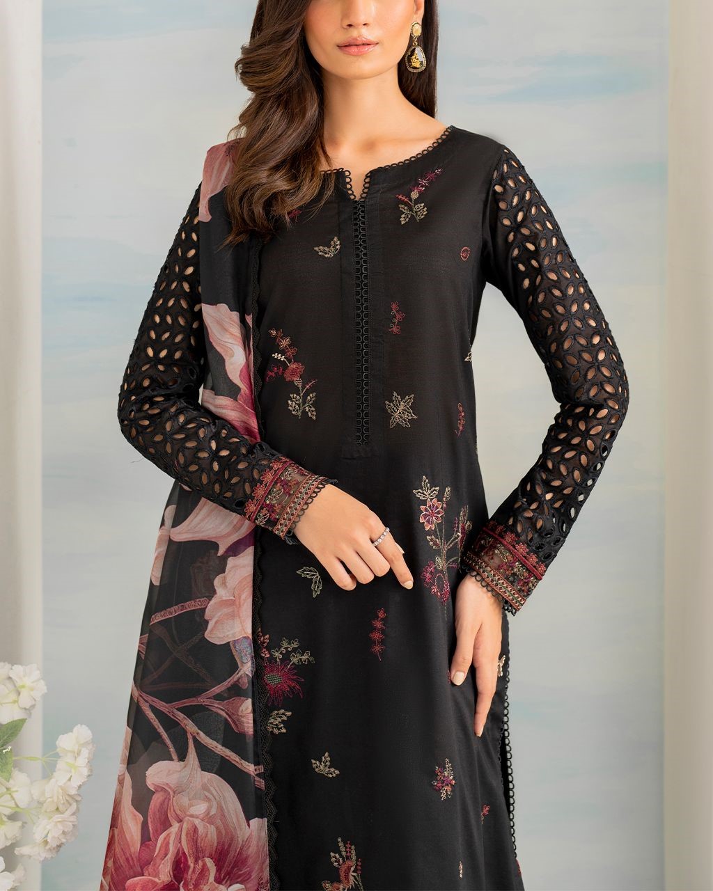 Lawn Embroidered Suit - Image 4