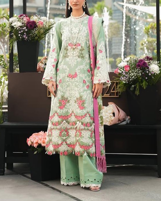 Lawn Embroidered Suit