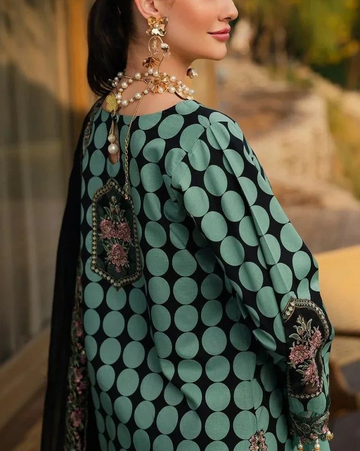 Lawn Embroidered Suit - Image 4