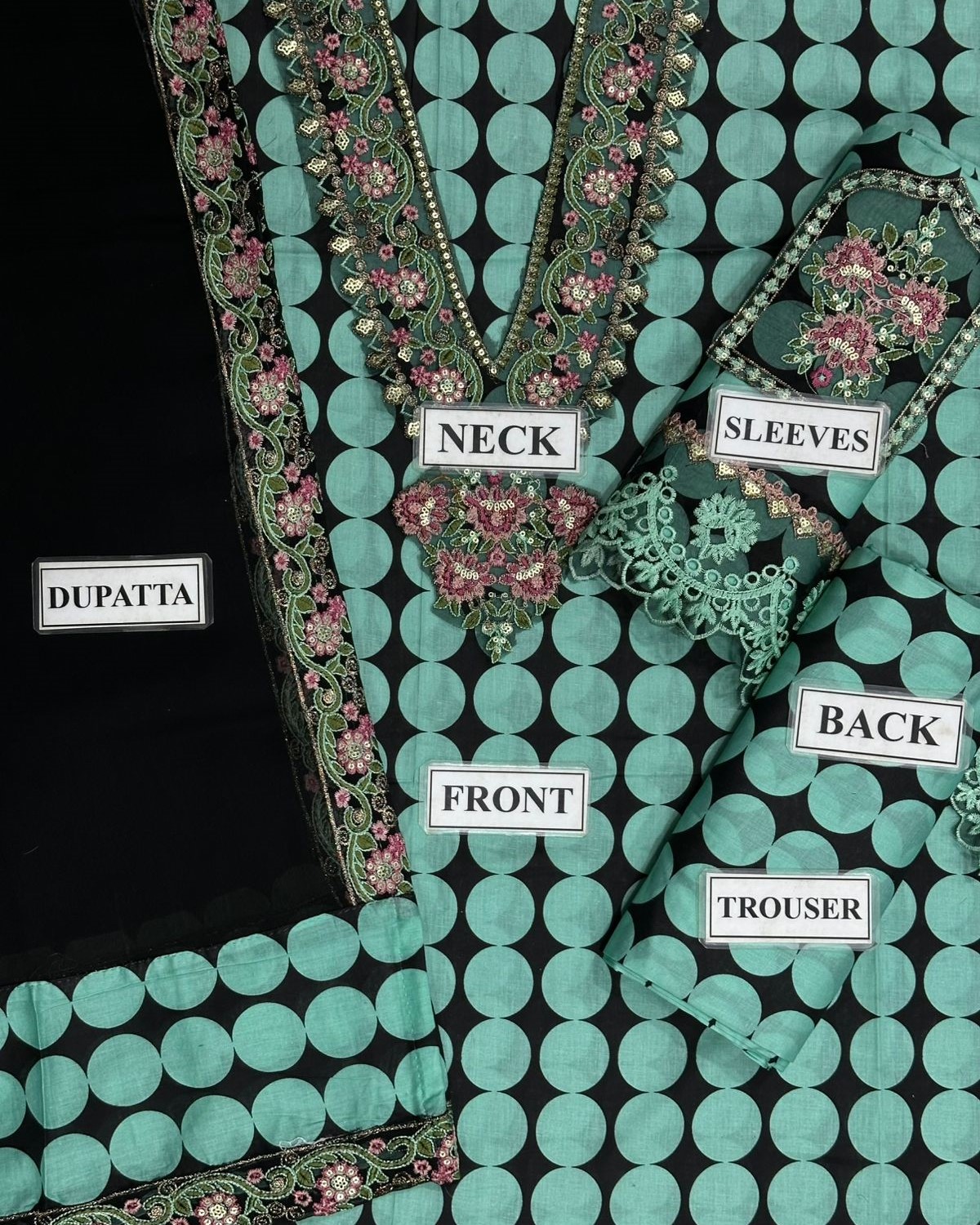 Lawn Embroidered Suit - Image 7