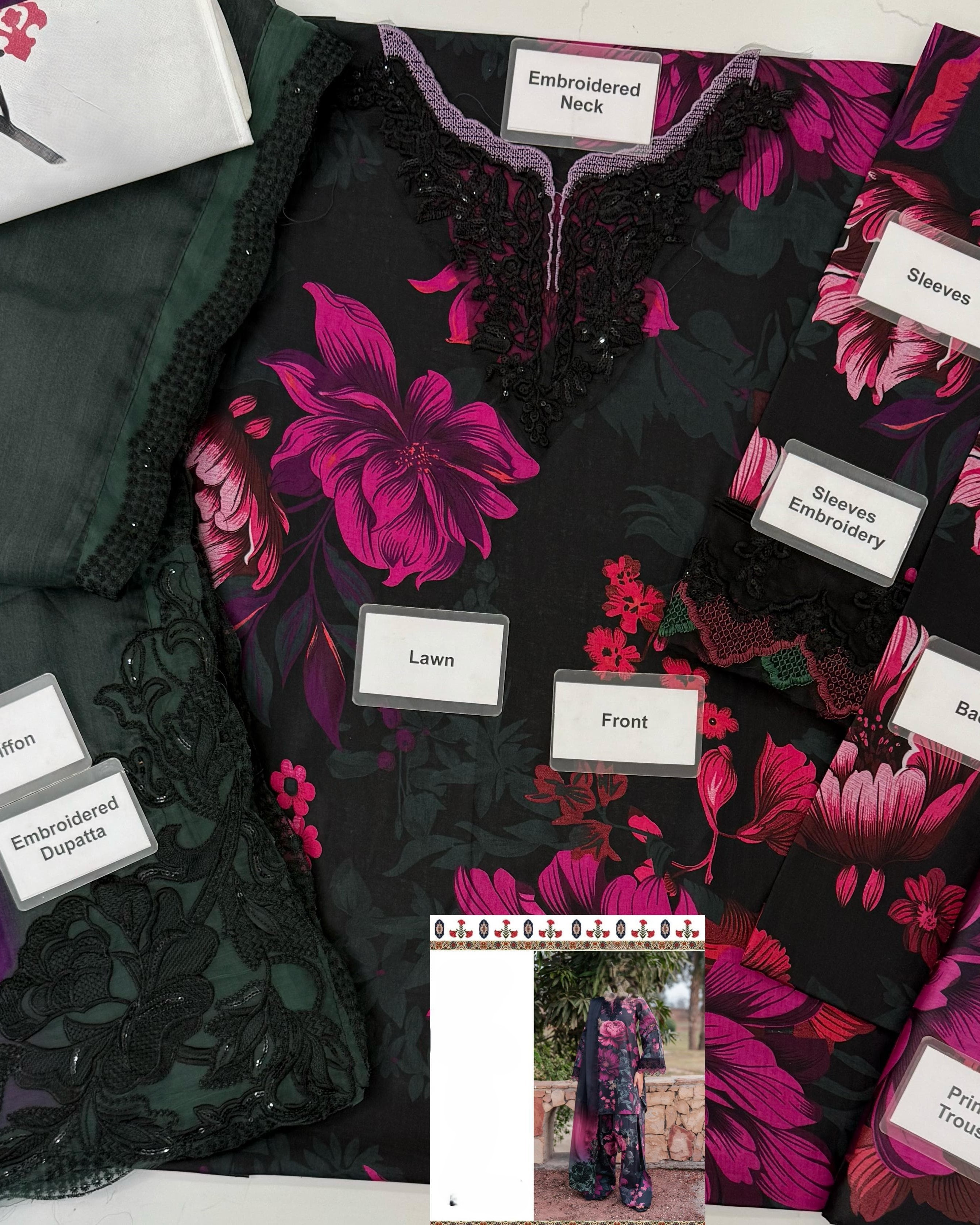 Digital Printed Lawn Suit - Image 4