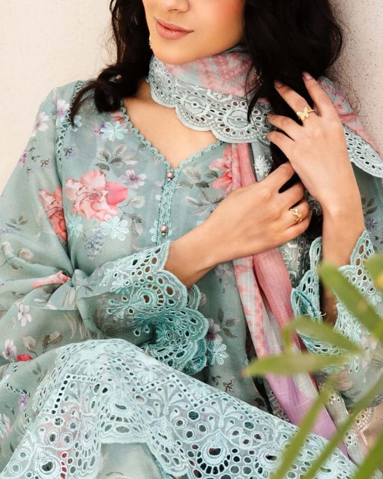 Unstitched Lawn Suit - Image 3