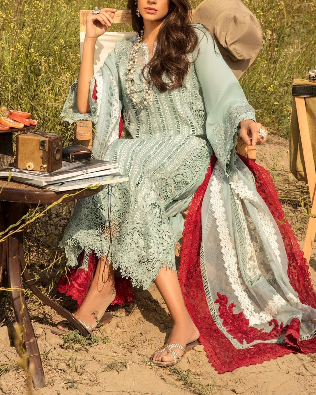 Cotton Chikankari Suit - Image 2