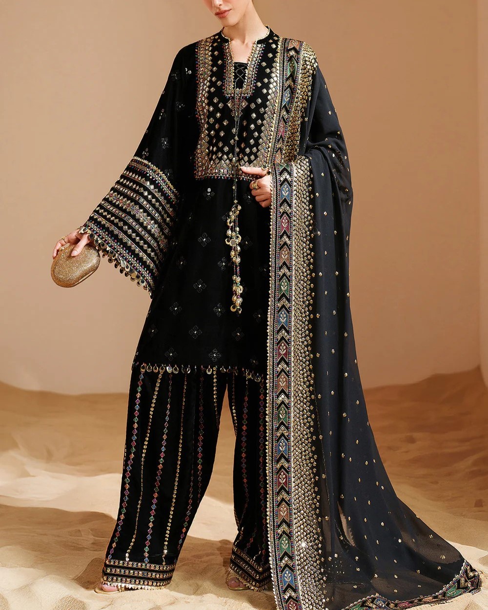 Cotton Lawn Embroidered Suit