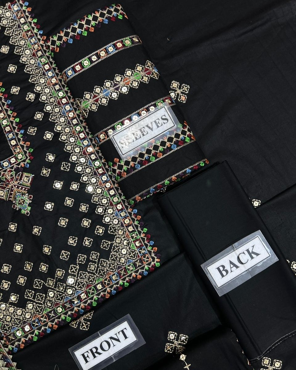 Cotton Lawn Embroidered Suit - Image 5