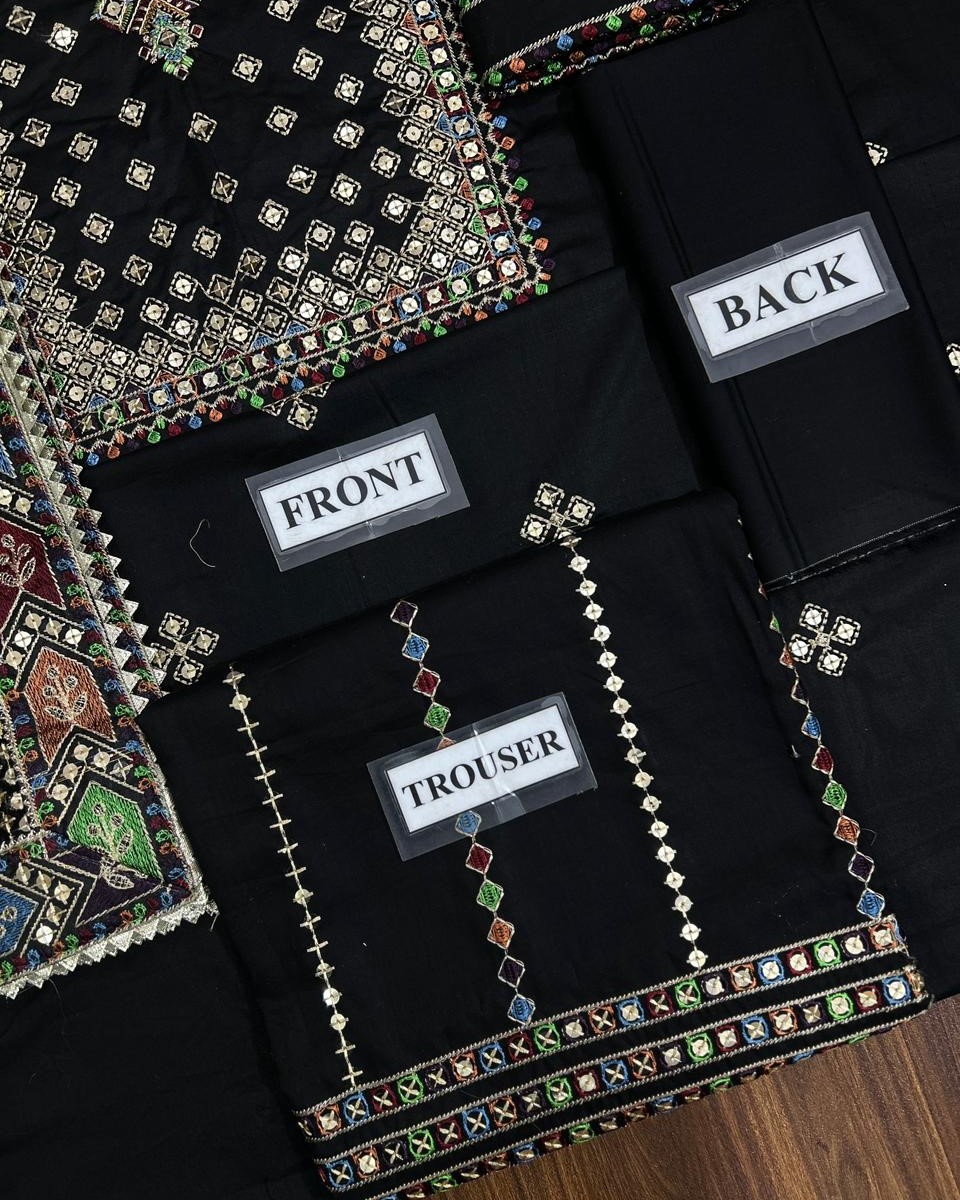 Cotton Lawn Embroidered Suit - Image 6