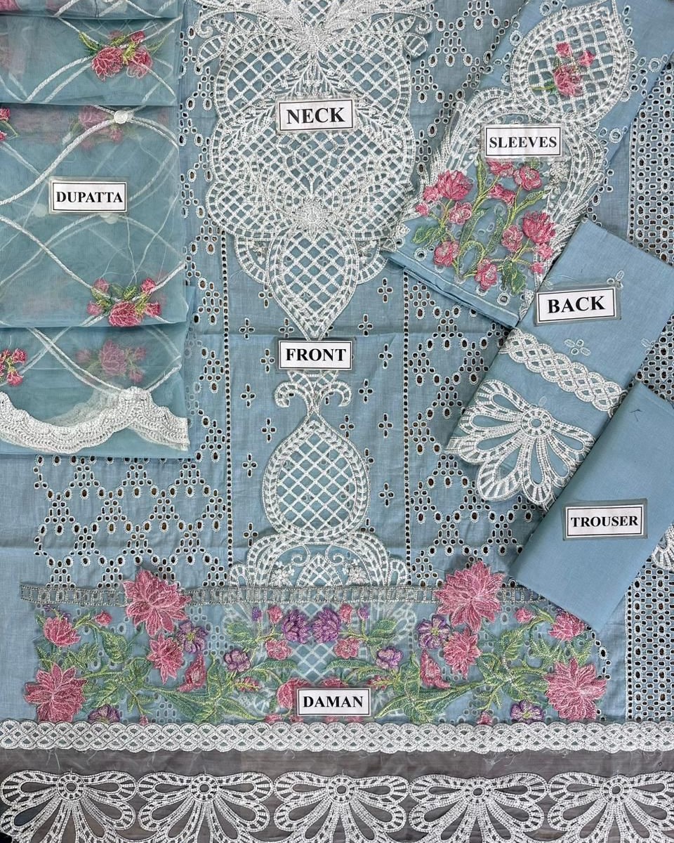Lawn Chikankari Suit - Image 5