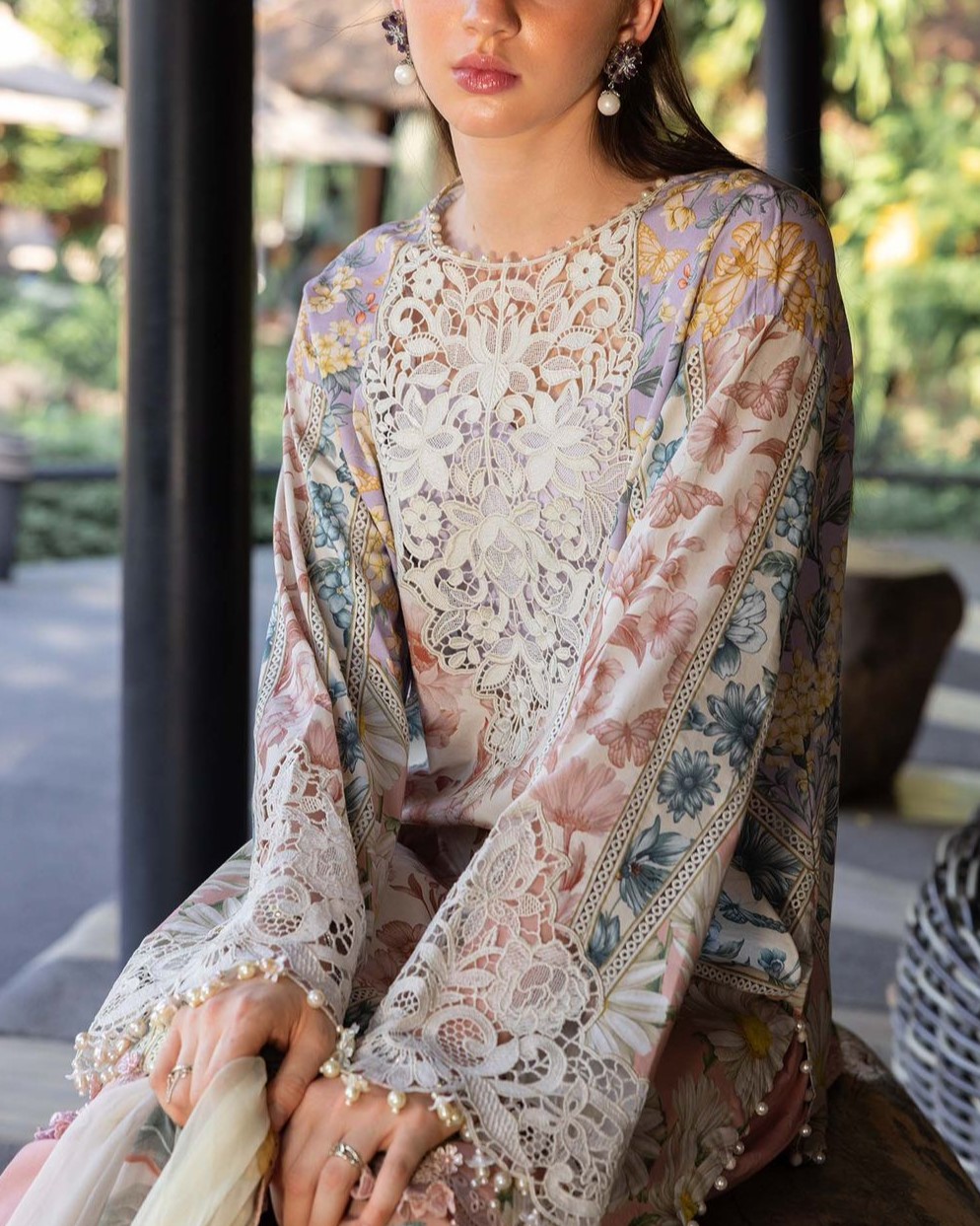 Printed Lawn Embroidered Suit - Image 3
